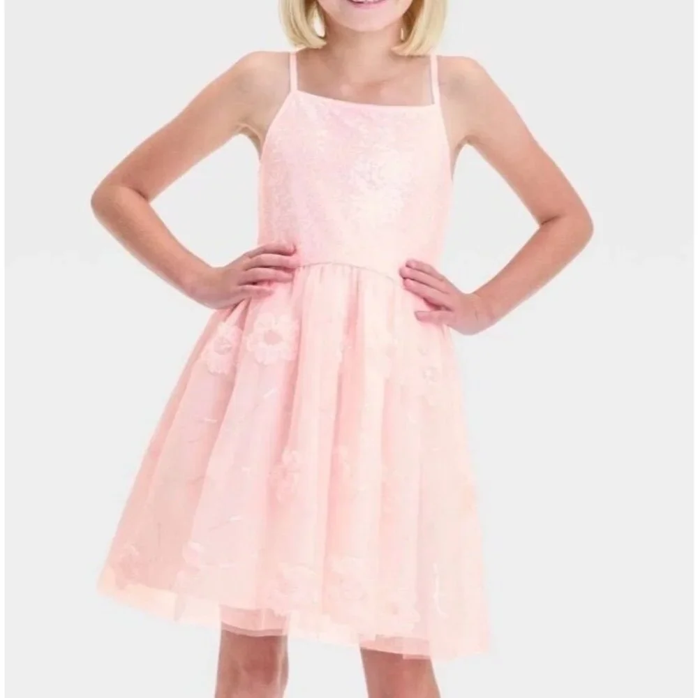 Zenzi Girls' Sequin Tank Dress Size XS